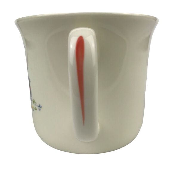 Vintage English Decorated Bone China Mug Two Handle Nursery Rhyme Rub-A-Dub Dub - Picture 3 of 7